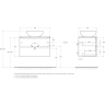 Тумба Rovere Nature 80 см BELBAGNO ETNA ETNA80RN-KEPMCO-1302-SET